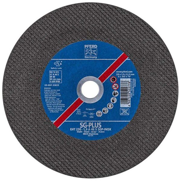 230 x 3 Steel cutting disc