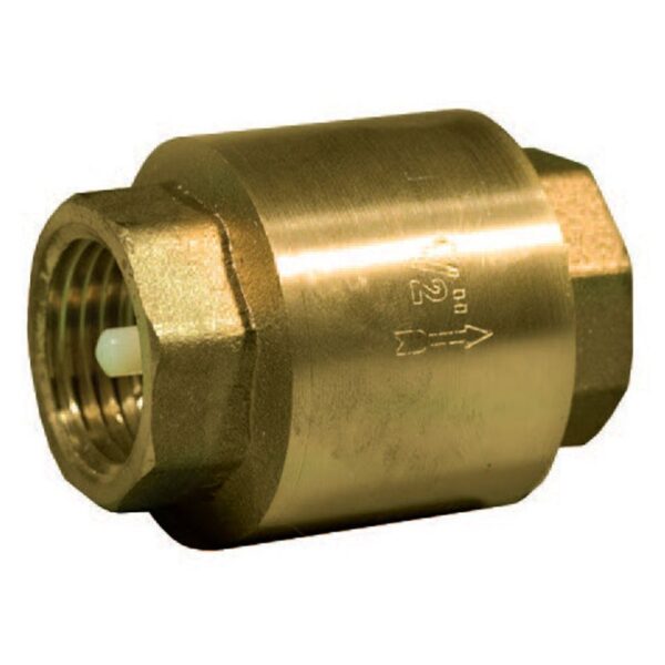 Non Return check valve 15mm brass spring loaded